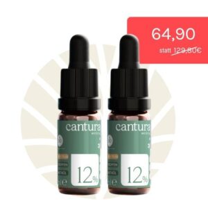2x Cantura AKTIV 12 | CBD-Mund-ÖL 20 ml